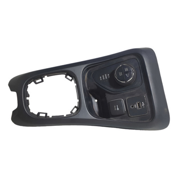 Moldura Painel Com Usb Comando Tração Jeep Compass 2017-2021