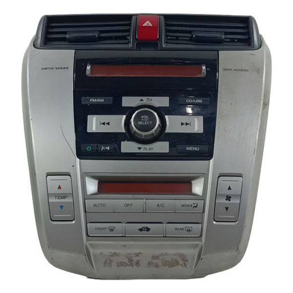 Moldura Rádio Difusor Botão Alerta Honda City 2010 A 2014