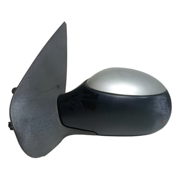 Retrovisor Manual Peugeot 206 2003 A 2009 Esquerdo Original