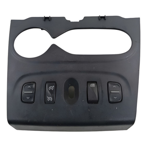 Moldura Central Comando Ar Renault Logan Sandero 2014 A 2020