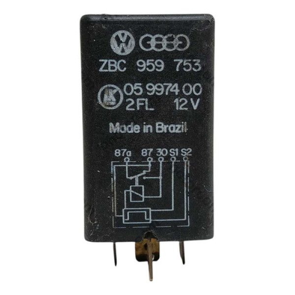 Rele Auxiliar Vidro Eletrico Vw Gol 1995 A 2006 Original