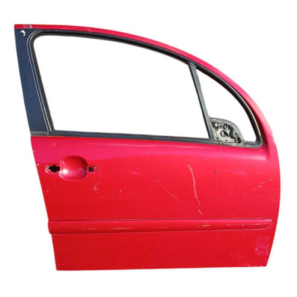 Porta C3 2003 A 2013 Dianteira Direita Original 