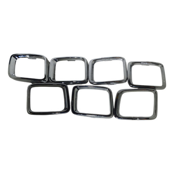 Kit Moldura Grade Parachoque Jeep Compass 2016 A 2020